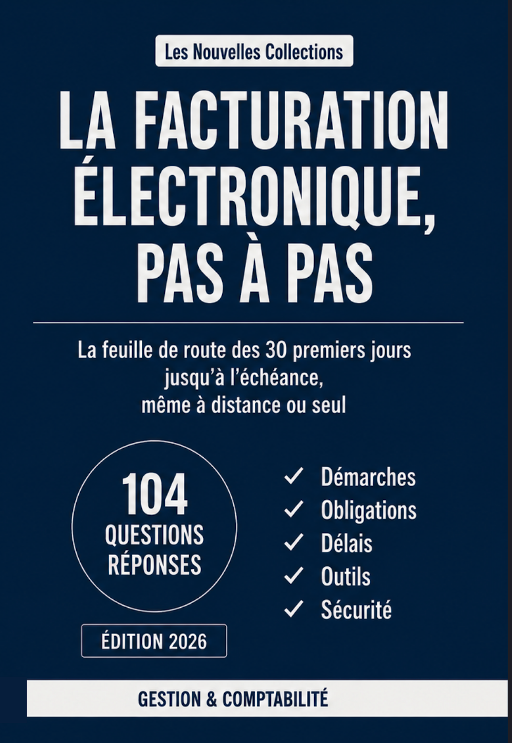 Couverture du guide La facturation électronique, pas à pas